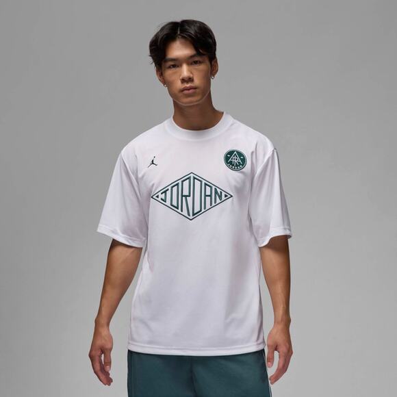 NIKE Men's Jordan Essentials Short-Sleeve Top Size XXL In White - Picture 5 of 14